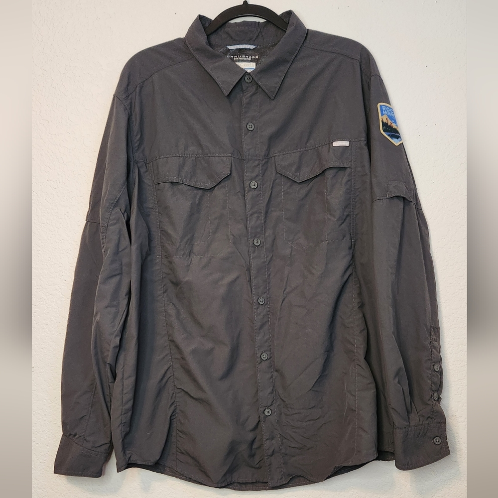 Columbia Omni-Shade Sun Protection‎ Rocky Mountain Vented Shirt, Size XL